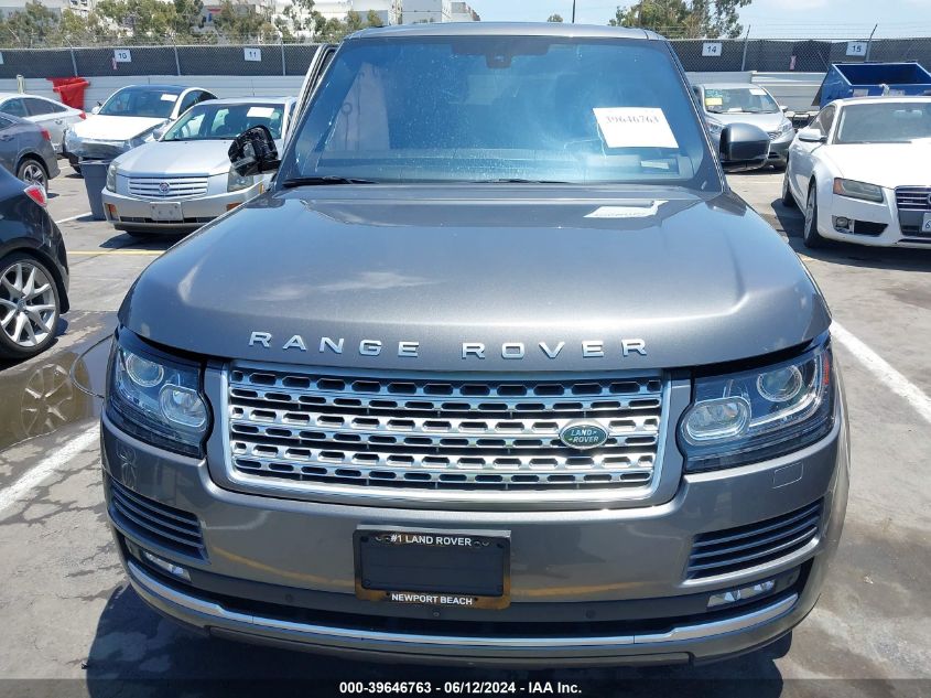 2016 Land Rover Range Rover 5.0L V8 Supercharged VIN: SALGS2EF0GA265225 Lot: 39646763