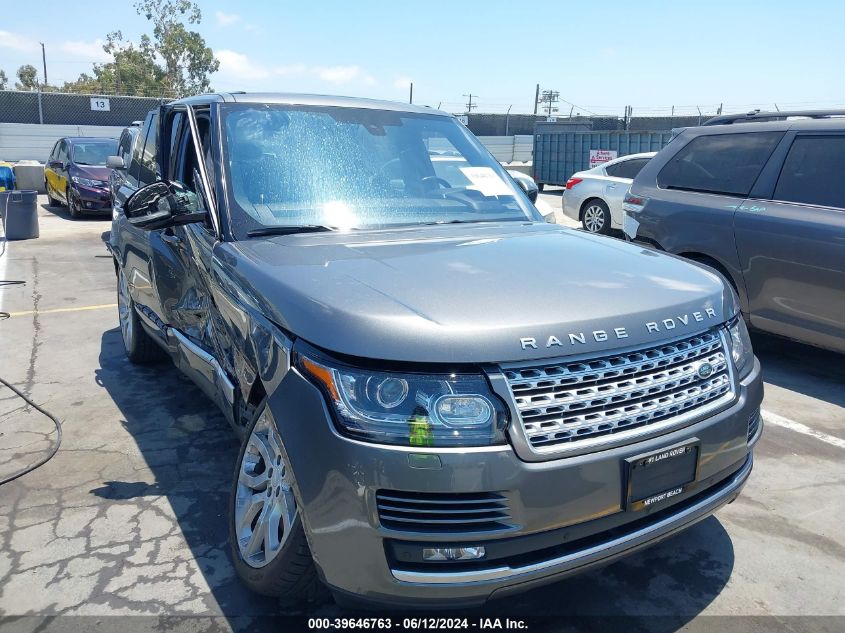 2016 Land Rover Range Rover 5.0L V8 Supercharged VIN: SALGS2EF0GA265225 Lot: 39646763