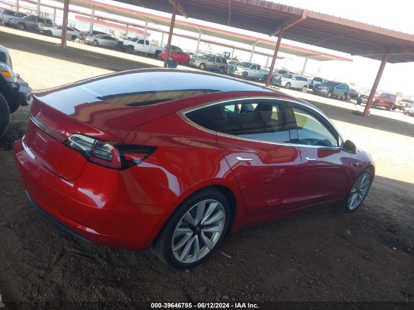 2018 Tesla Model 3 Long Range/Mid Range VIN: 5YJ3E1EA4JF155045 Lot: 39646785