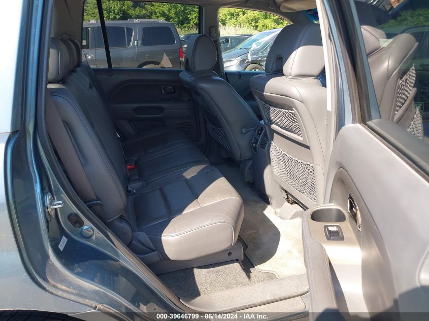 2007 Honda Pilot Ex-L VIN: 5FNYF185678006761 Lot: 39646799