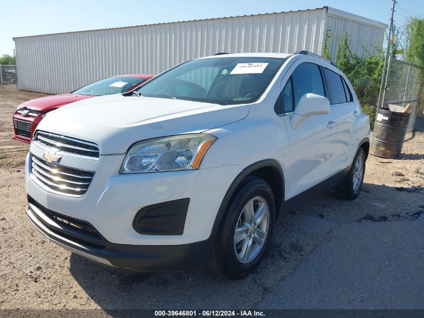 2015 Chevrolet Trax Lt VIN: 3GNCJLSB0FL173711 Lot: 39646801