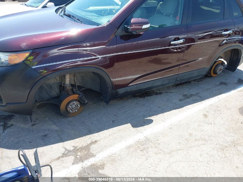 2012 Kia Sorento Lx VIN: 5XYKT3A60CG229054 Lot: 39646819