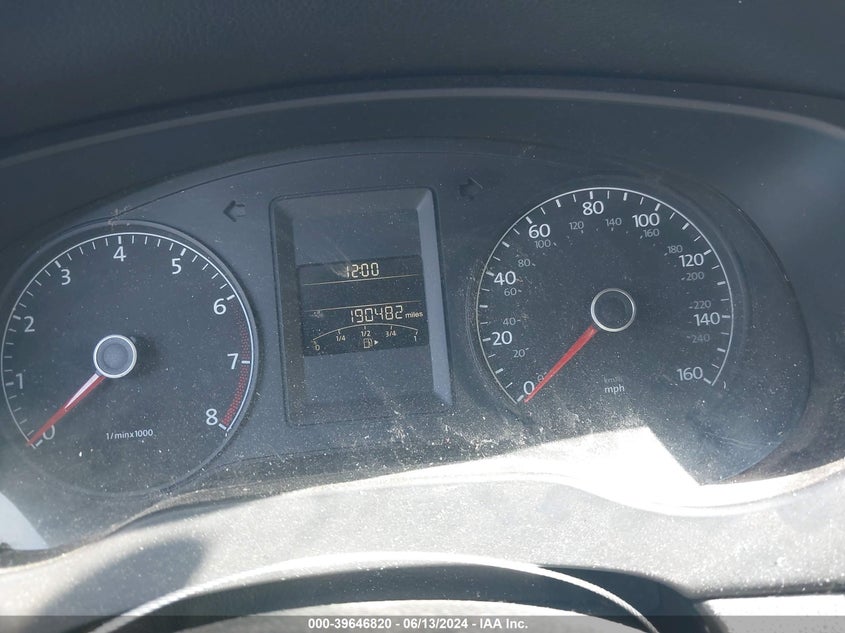 2011 Volkswagen Jetta 2.5L Se VIN: 3VWDZ7AJ4BM384580 Lot: 39646820