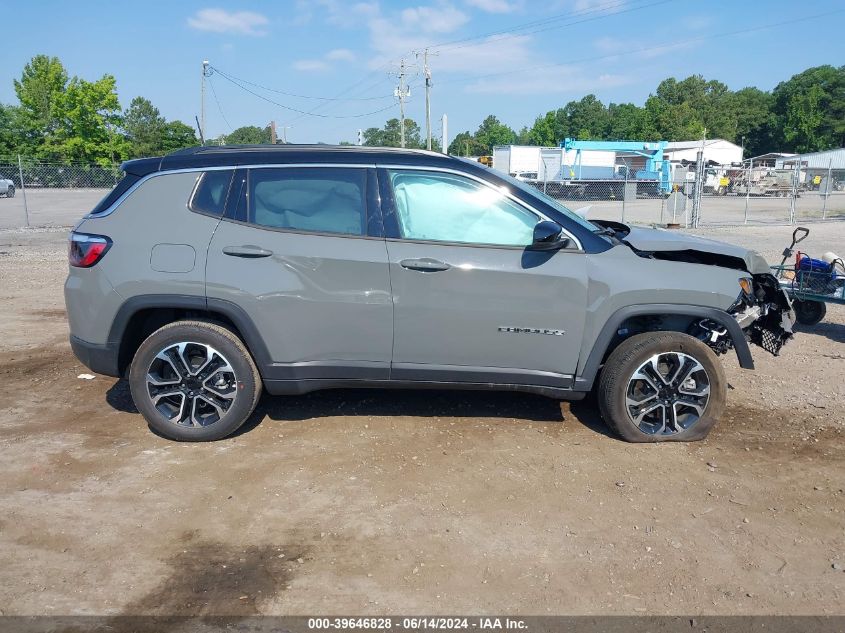 2024 Jeep Compass Limited 4X4 VIN: 3C4NJDCN3RT595945 Lot: 39646828
