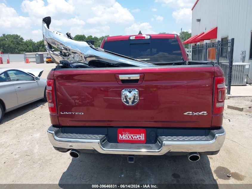 2020 Ram 1500 Limited 4X4 5'7 Box VIN: 1C6SRFHT0LN117396 Lot: 39646831