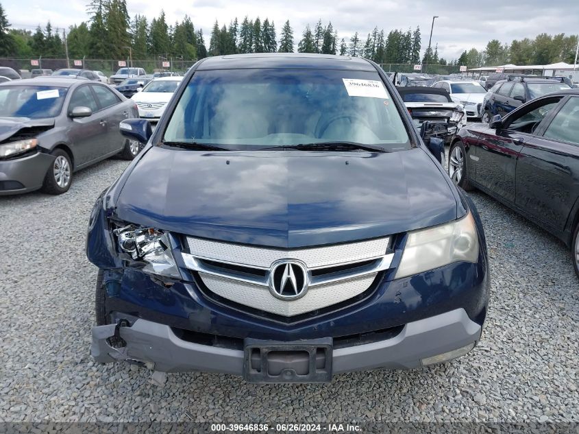 2009 Acura Mdx VIN: 2HNYD28209H506794 Lot: 39646836