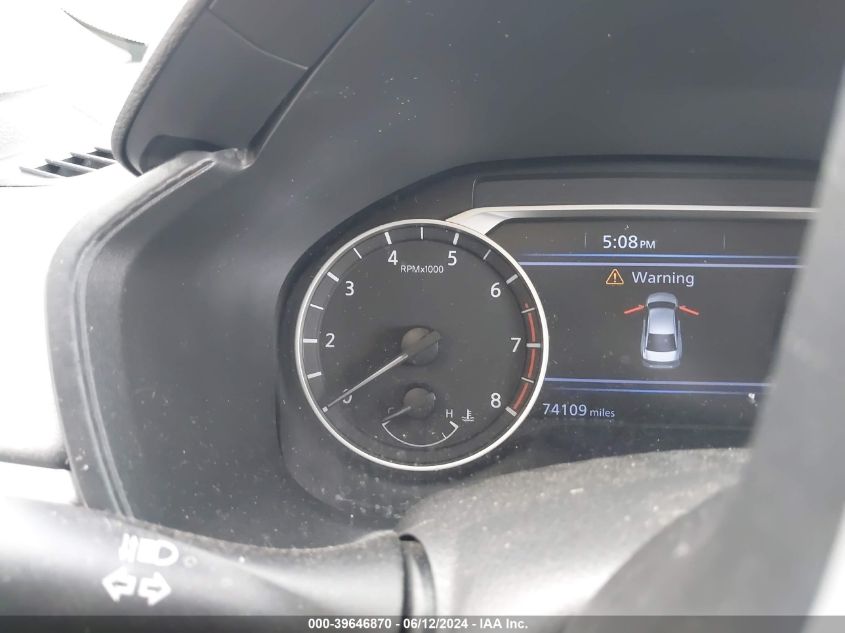 2021 Nissan Altima Sv Fwd VIN: 1N4BL4DV8MN380023 Lot: 39646870