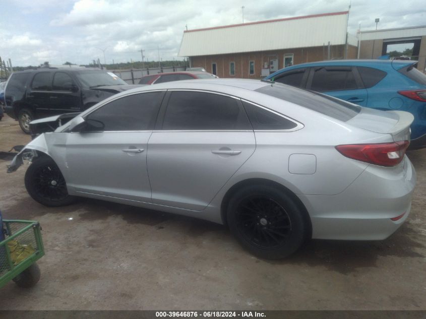 2016 Hyundai Sonata Se VIN: 5NPE24AF1GH265078 Lot: 39646876