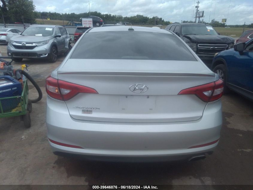 2016 Hyundai Sonata Se VIN: 5NPE24AF1GH265078 Lot: 39646876