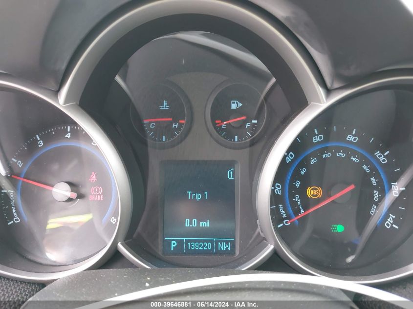 2011 Chevrolet Cruze 1Lt VIN: 1G1PF5S98B7283482 Lot: 39646881