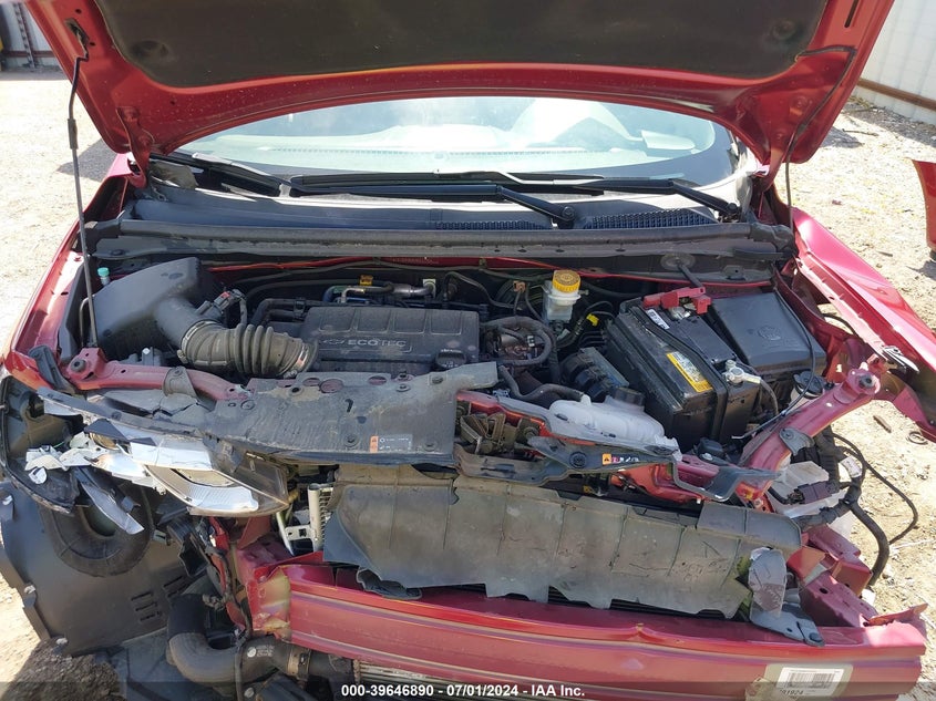 2019 CHEVROLET SONIC LT AUTO - 1G1JD5SB4K4111790