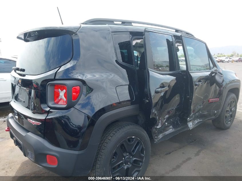 2018 Jeep Renegade Trailhawk 4X4 VIN: ZACCJBCB0JPJ02118 Lot: 39646907