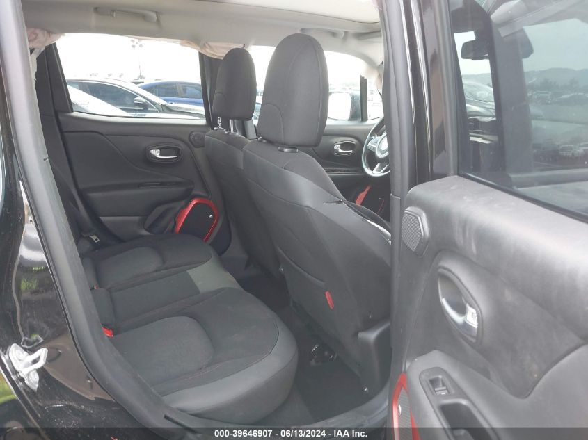 2018 Jeep Renegade Trailhawk 4X4 VIN: ZACCJBCB0JPJ02118 Lot: 39646907