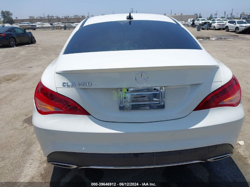 2018 Mercedes-Benz Cla 250 VIN: WDDSJ4EB0JN537047 Lot: 39646912