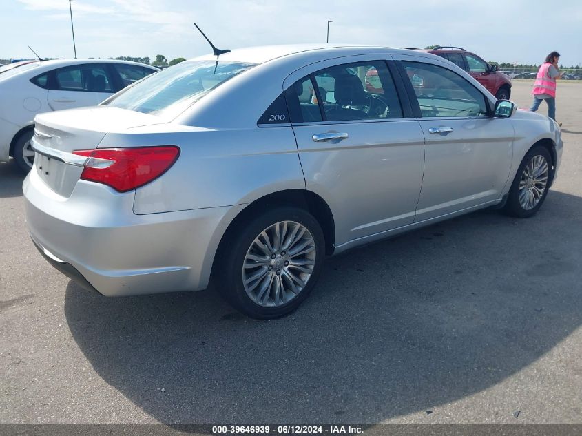 2012 Chrysler 200 Limited VIN: 1C3CCBCG7CN159425 Lot: 39646939