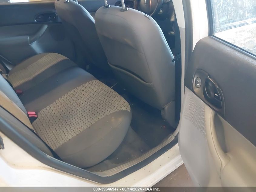 2007 Ford Focus Se/Ses VIN: 1FAHP36N47W202856 Lot: 39646947