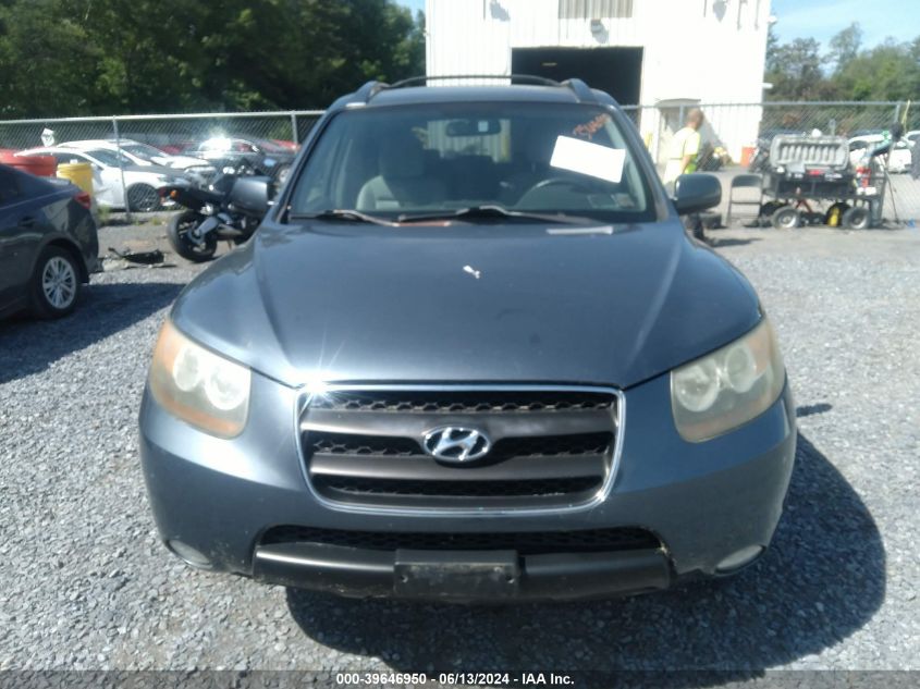 2007 Hyundai Santa Fe Gls VIN: 5NMSG73D57H056280 Lot: 39646950