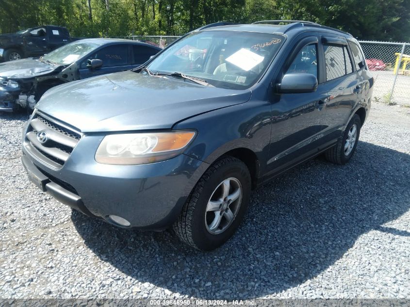 2007 Hyundai Santa Fe Gls VIN: 5NMSG73D57H056280 Lot: 39646950