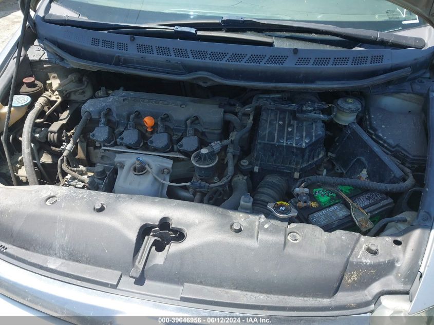 2008 Honda Civic Lx VIN: 2HGFA16508H350480 Lot: 39646956