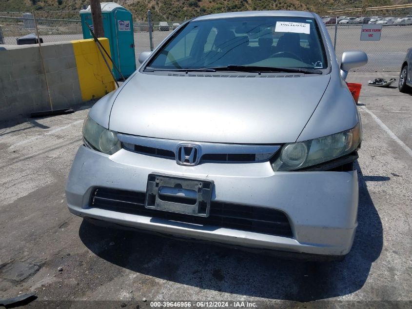 2008 Honda Civic Lx VIN: 2HGFA16508H350480 Lot: 39646956