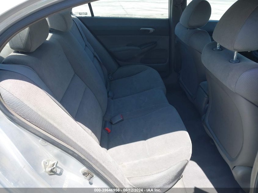 2008 Honda Civic Lx VIN: 2HGFA16508H350480 Lot: 39646956