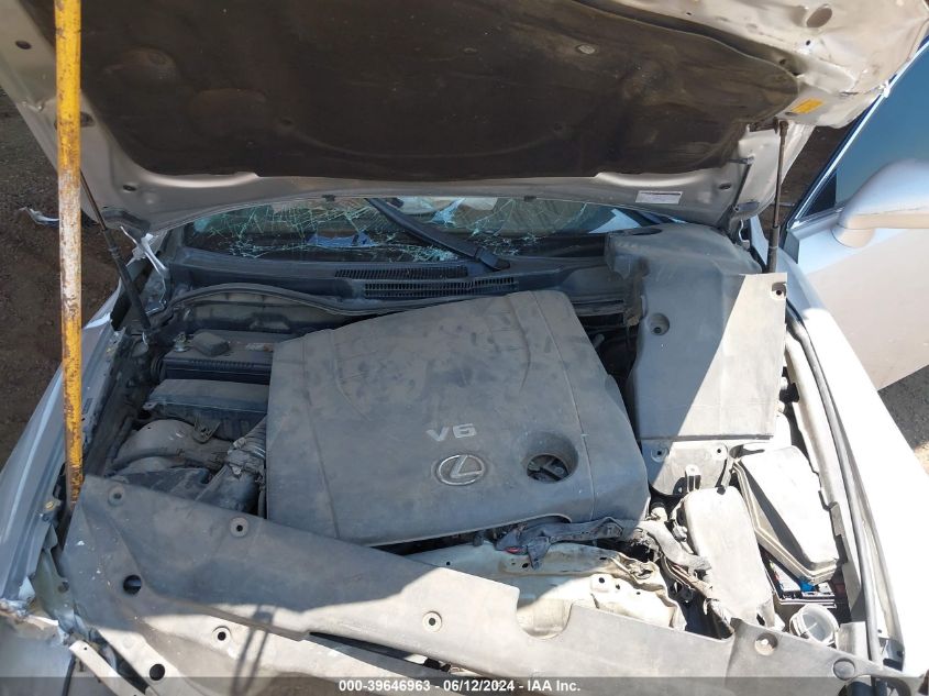 2007 Lexus Is 250 VIN: JTHBK262675026671 Lot: 39646963