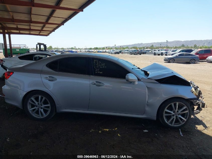 2007 Lexus Is 250 VIN: JTHBK262675026671 Lot: 39646963
