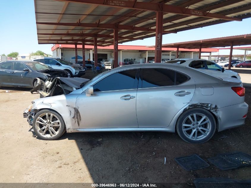 2007 Lexus Is 250 VIN: JTHBK262675026671 Lot: 39646963