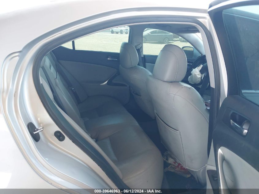 2007 Lexus Is 250 VIN: JTHBK262675026671 Lot: 39646963