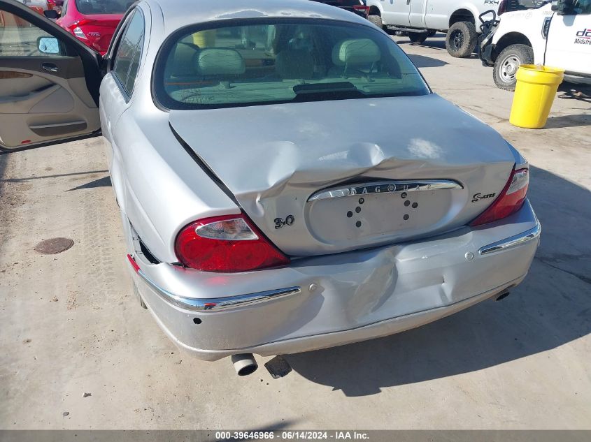 2002 Jaguar S-Type 3.0L V6 VIN: SAJDA01N12FM32039 Lot: 39646966