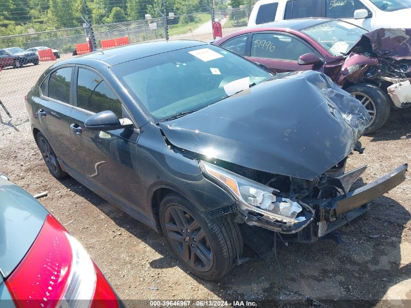 VIN 3KPF34AD9ME319646 2021 KIA FORTE GT LINE
