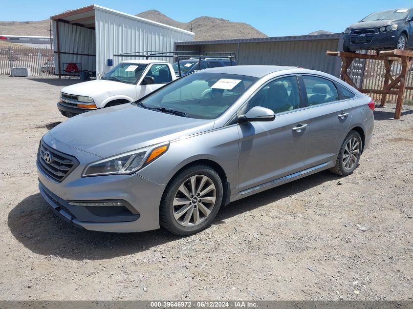 2016 Hyundai Sonata Sport VIN: 5NPE34AF7GH277751 Lot: 39646972