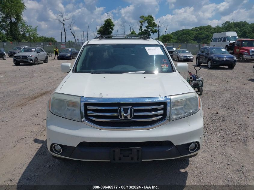 2013 Honda Pilot Touring VIN: 5FNYF4H95DB019095 Lot: 39646977