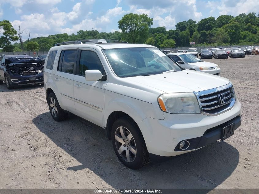 2013 Honda Pilot Touring VIN: 5FNYF4H95DB019095 Lot: 39646977