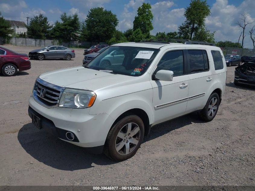 2013 Honda Pilot Touring VIN: 5FNYF4H95DB019095 Lot: 39646977