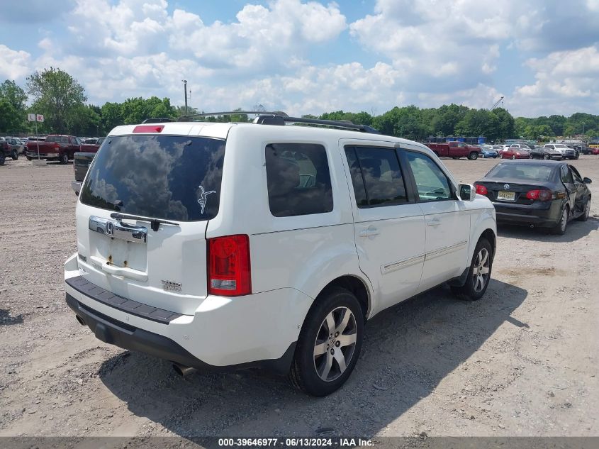 2013 Honda Pilot Touring VIN: 5FNYF4H95DB019095 Lot: 39646977