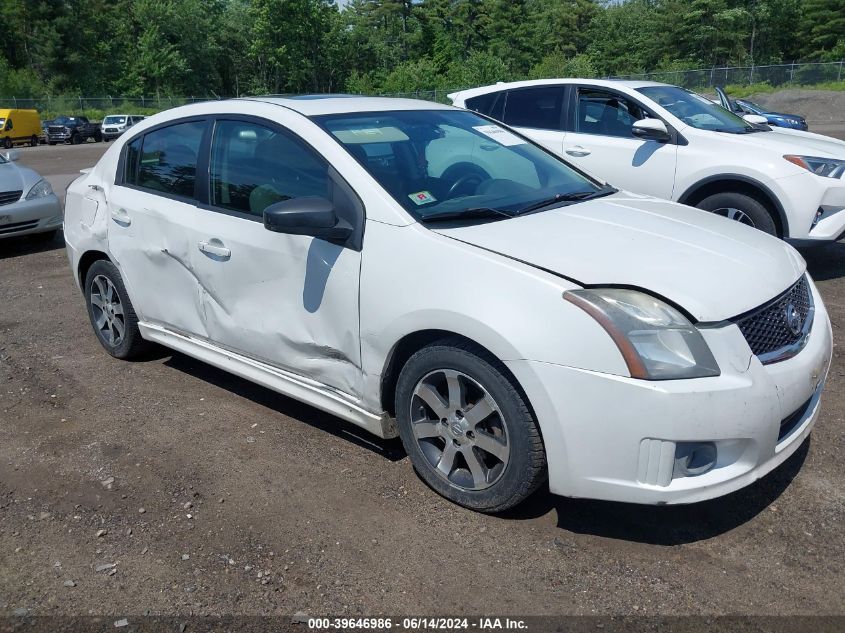 2012 Nissan Sentra 2.0 Sr VIN: 3N1AB6AP4CL651087 Lot: 39646986