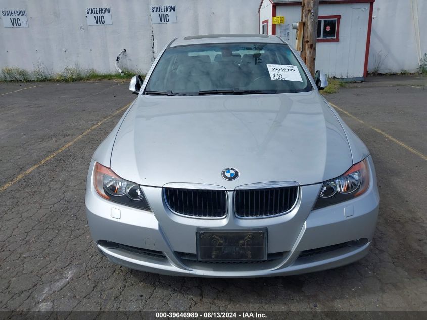 2006 BMW 325I VIN: WBAVB13546PT02563 Lot: 39646989