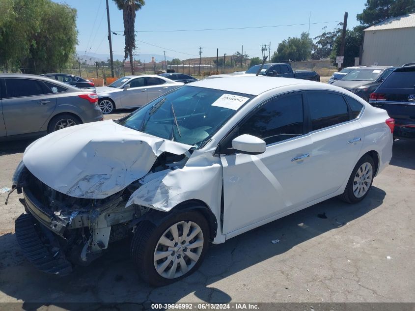 2017 Nissan Sentra S VIN: 3N1AB7AP0HY396096 Lot: 39646992