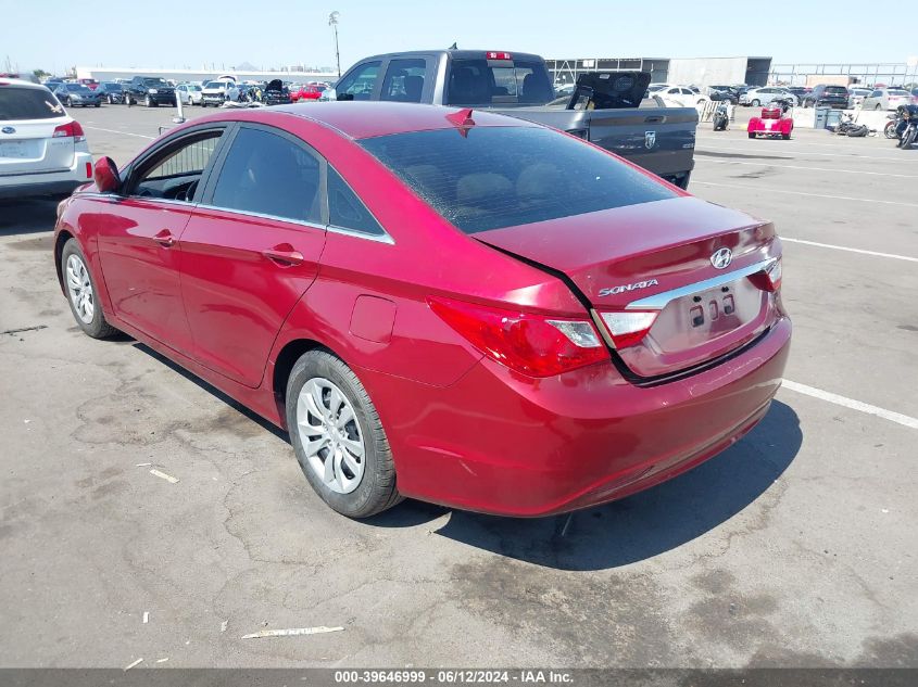 2013 Hyundai Sonata Gls VIN: 5NPEB4AC5DH519845 Lot: 39646999