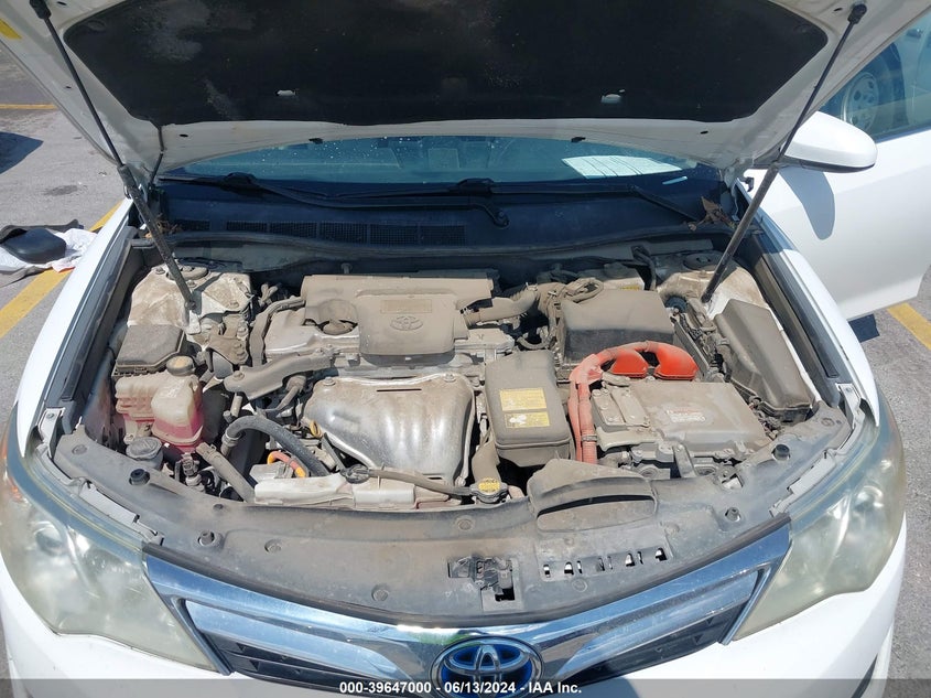 2012 Toyota Camry Hybrid Le VIN: 4T1BD1FK4CU016156 Lot: 39647000