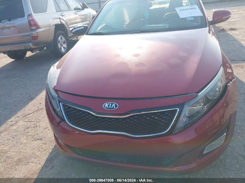 2015 Kia Optima Ex VIN: 5XXGN4A70FG497822 Lot: 39647009