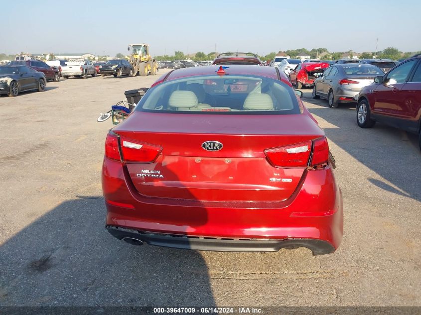 2015 Kia Optima Ex VIN: 5XXGN4A70FG497822 Lot: 39647009