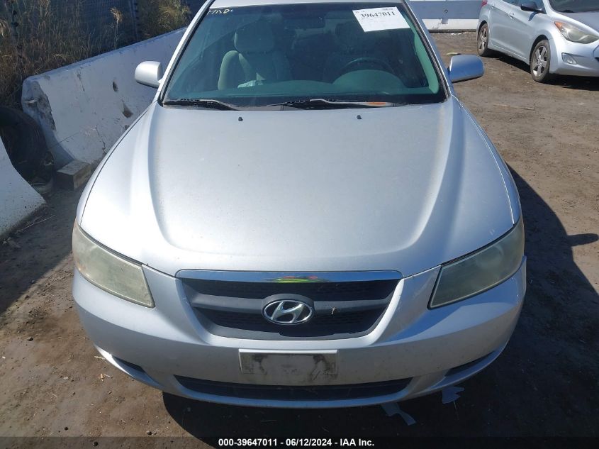 2007 Hyundai Sonata Gls VIN: 5NPET46C07H233511 Lot: 39647011