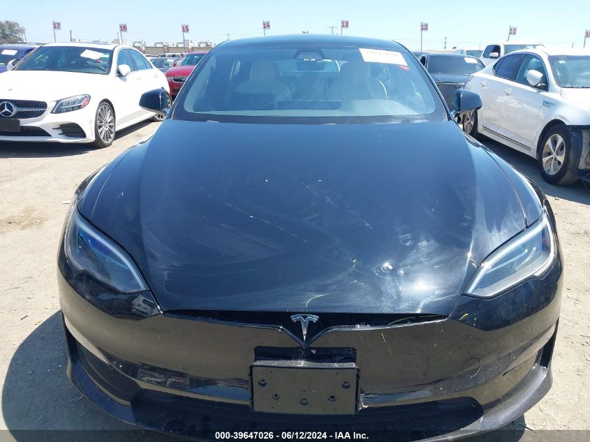 2022 Tesla Model S Dual Motor All-Wheel Drive VIN: 5YJSA1E54NF484229 Lot: 39647026