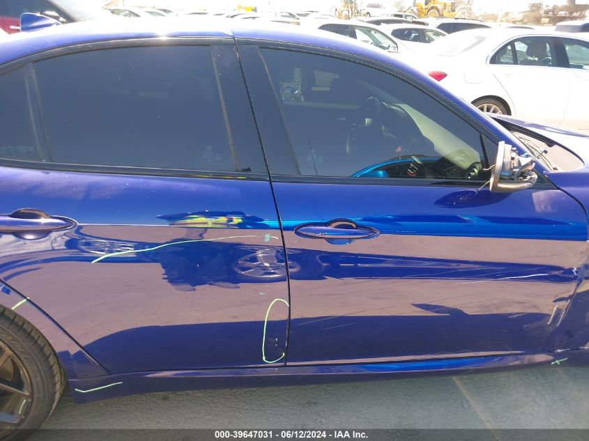 2020 Alfa Romeo Giulia Rwd VIN: ZARFAMAN2L7638194 Lot: 39647031