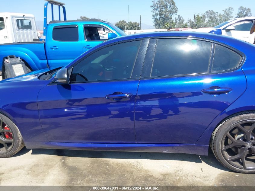 2020 Alfa Romeo Giulia Rwd VIN: ZARFAMAN2L7638194 Lot: 39647031