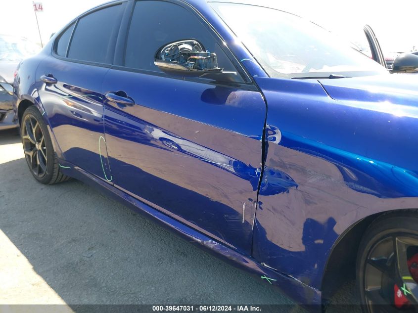 2020 Alfa Romeo Giulia Rwd VIN: ZARFAMAN2L7638194 Lot: 39647031