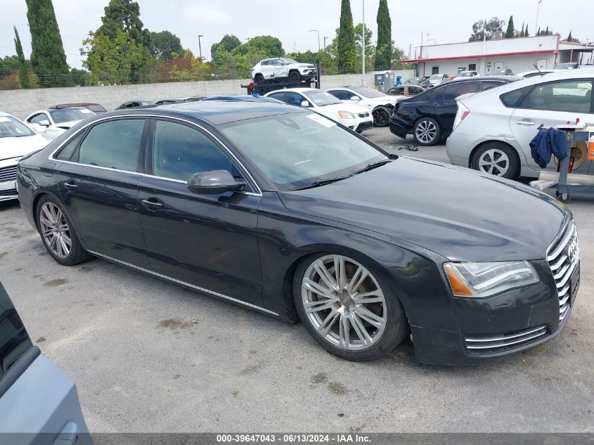 2013 Audi A8 L 4.0T VIN: WAUR2AFD5DN019165 Lot: 39647043