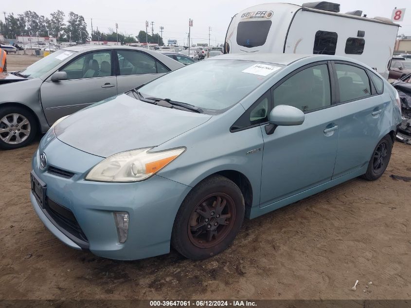 2012 Toyota Prius Two VIN: JTDKN3DU3C1494698 Lot: 39647061